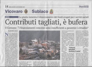  30 dicembre 2015 Il Giornale della Provincia